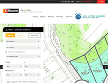 Tablet Screenshot of cambridge.ljhooker.co.nz